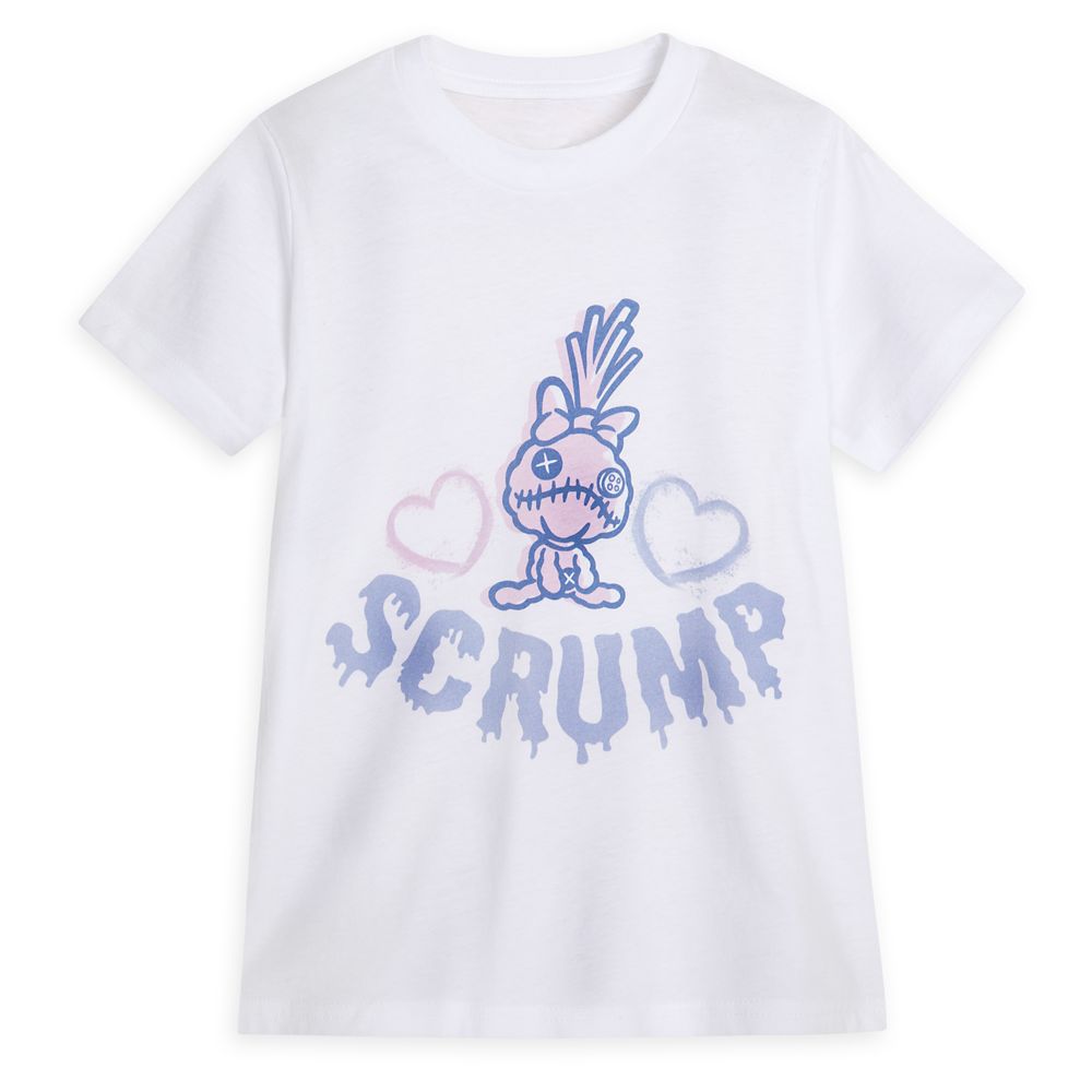 Scrump Valentines Day T-Shirt for Kids  Lilo & Stitch White Official shopDisney