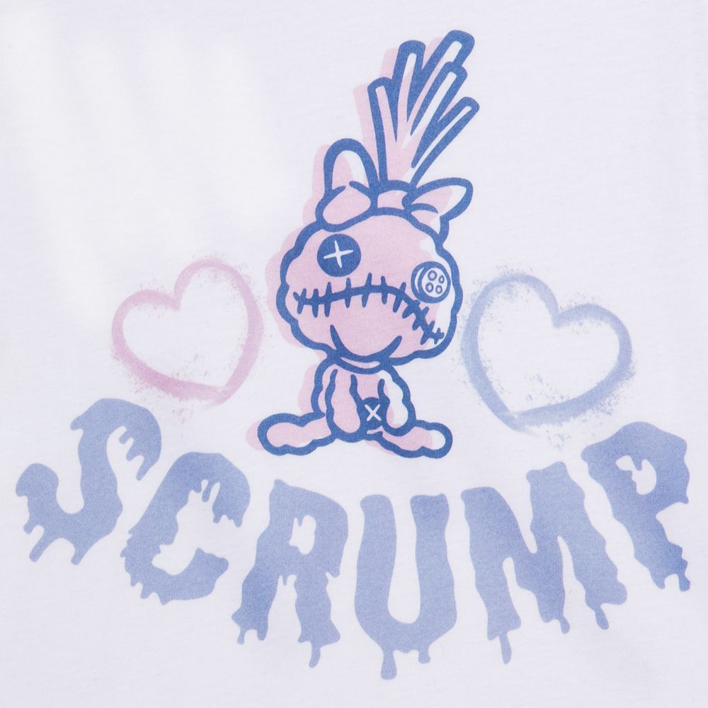 Scrump Valentine's Day T-Shirt for Kids - Lilo & Stitch - White