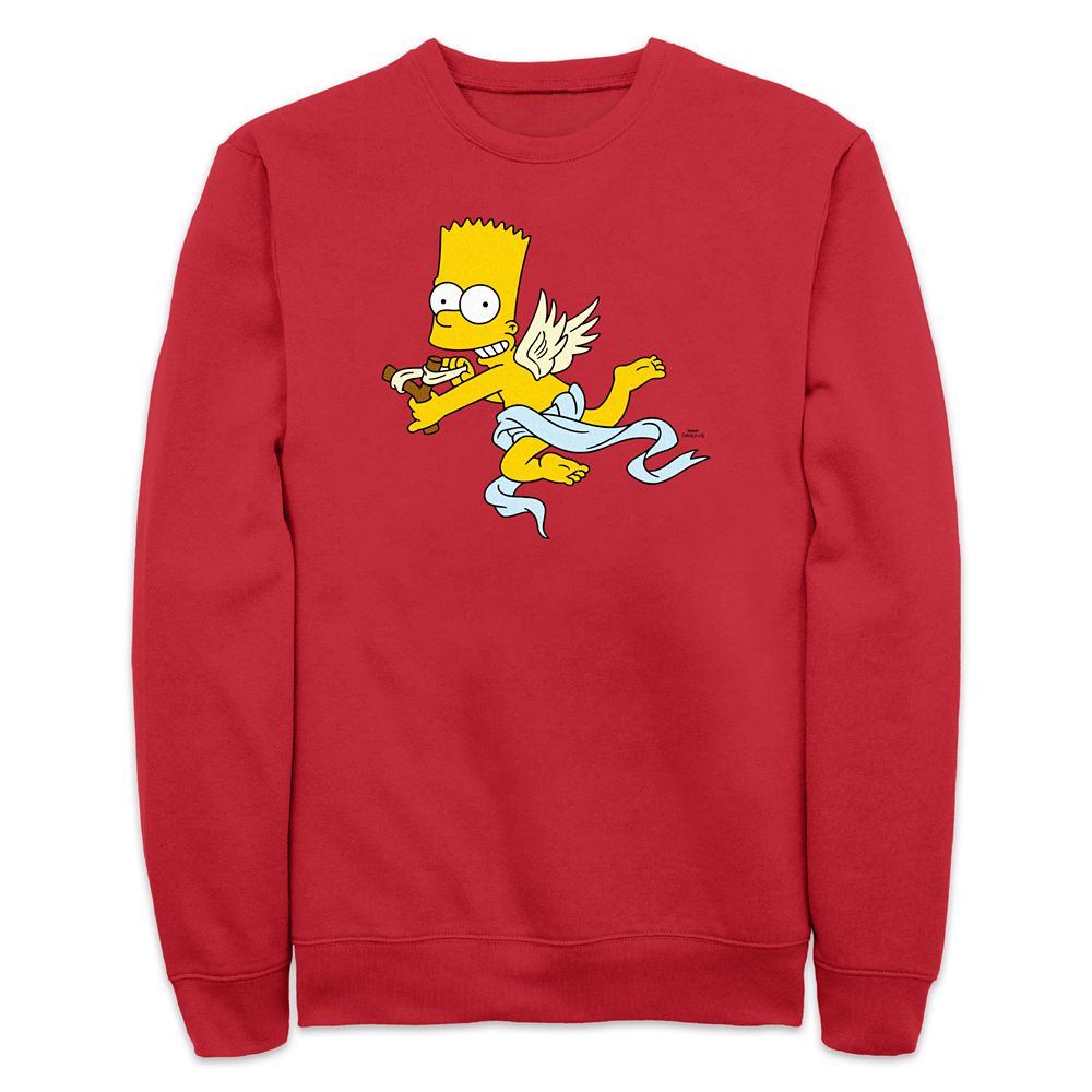 Bart Simpson Cupid Pullover Sweatshirt  The Simpsons Official shopDisney