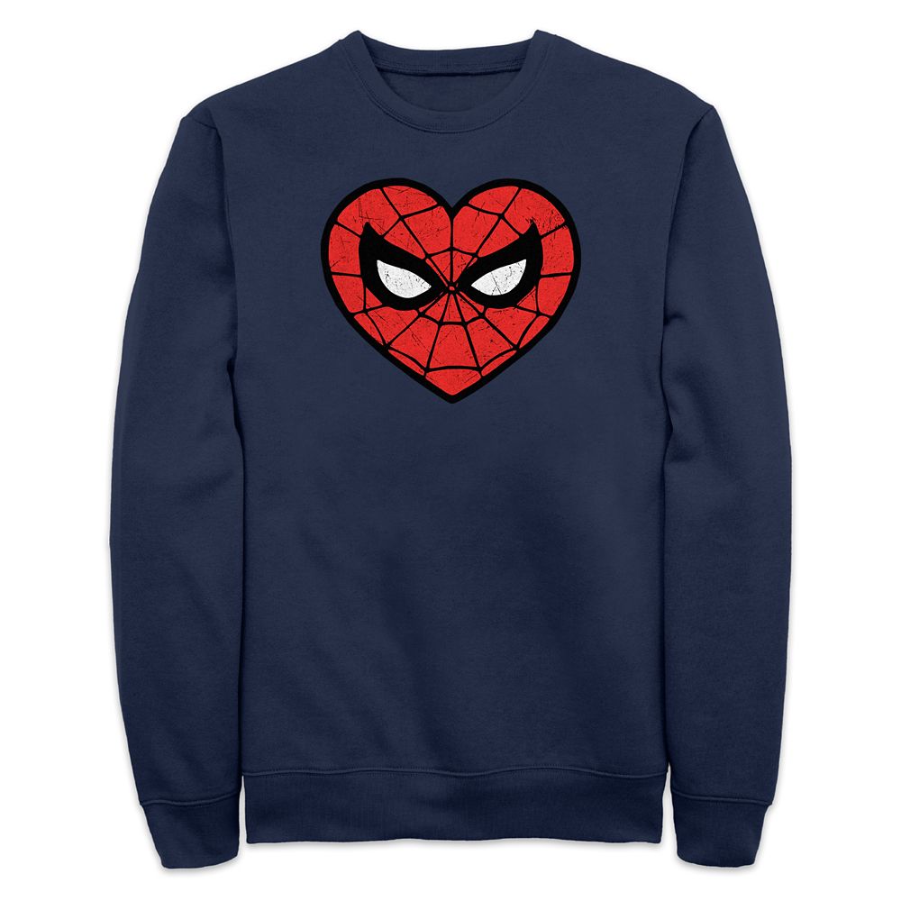 Spider-Man Heart Pullover Sweatshirt for Adults Official shopDisney