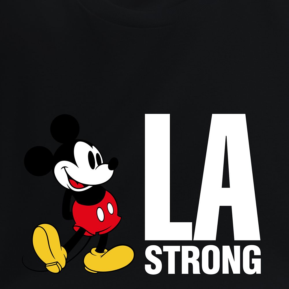 Disney LA Strong T-Shirt Supporting Wildfire Relief Adult - Black
