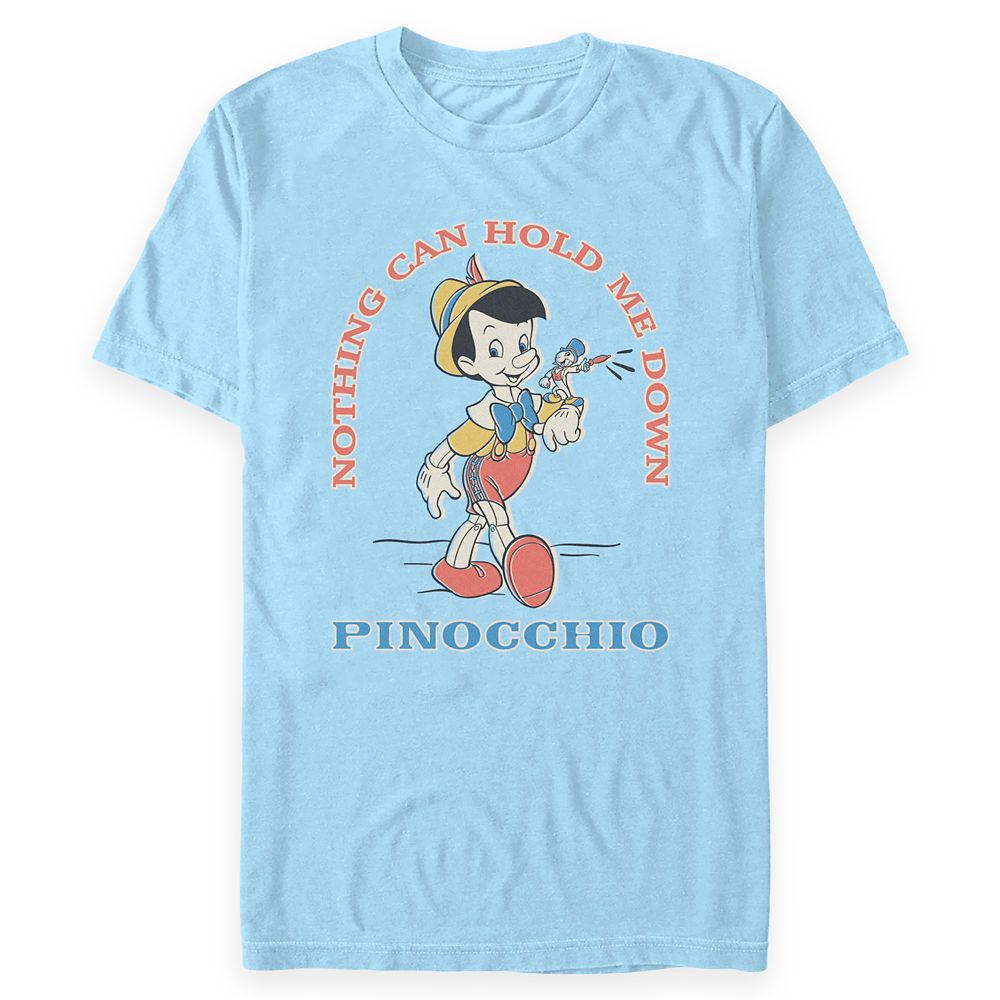 Pinocchio and Jiminy Cricket T-Shirt for Adults  Pinocchio 85th Anniversary Official shopDisney