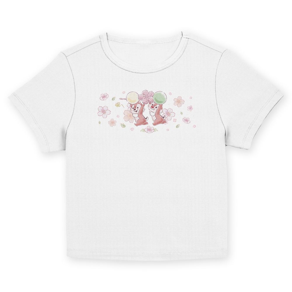 Chip n Dale Cherry Blossom Fashion T-Shirt for Juniors Official shopDisney