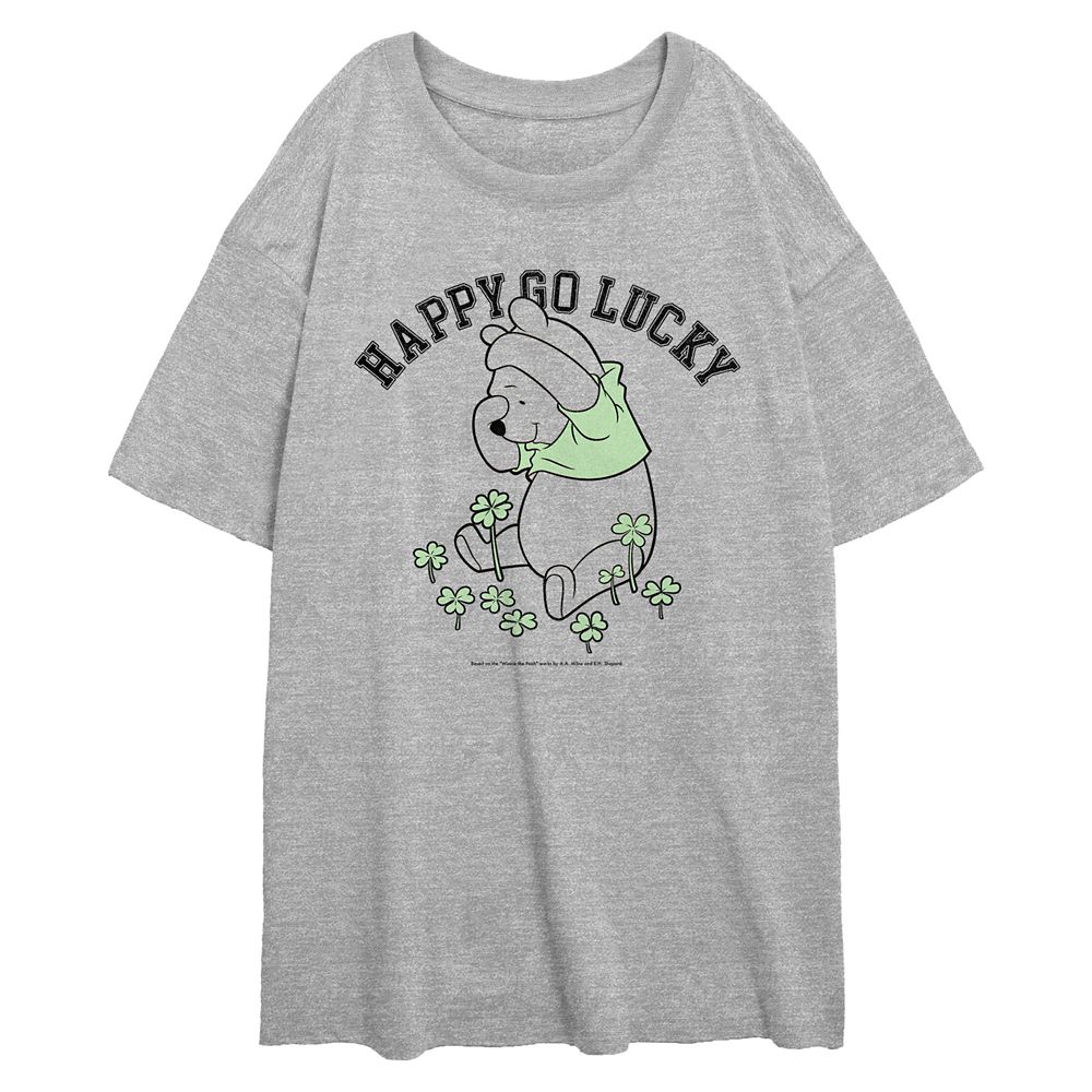 Winnie the Pooh St. Patrick's Day T-Shirt for Adults