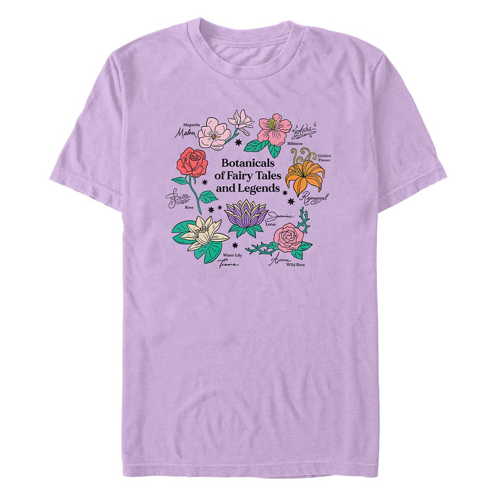Disney Princess Botanicals of Fairy Tales and Legends T-Shirt for Adults