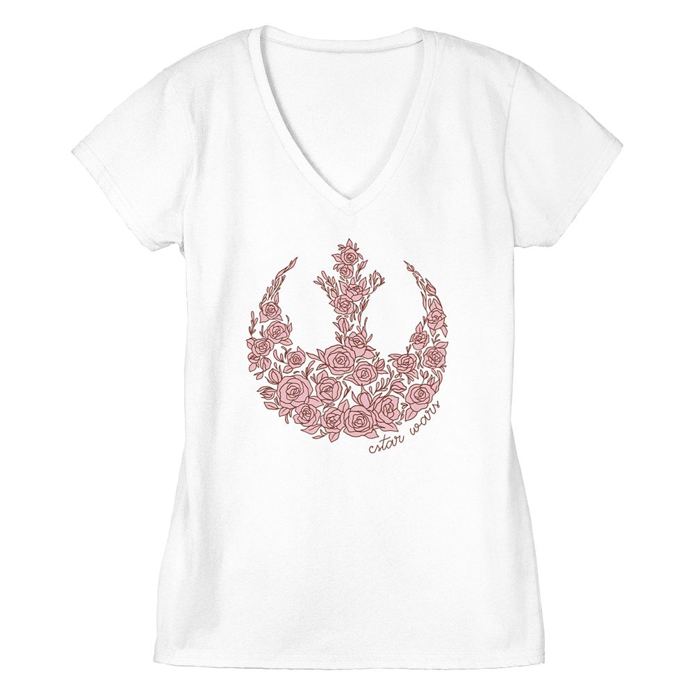 Rebel Alliance Starbird Roses T-Shirt for Women Star Wars Official shopDisney