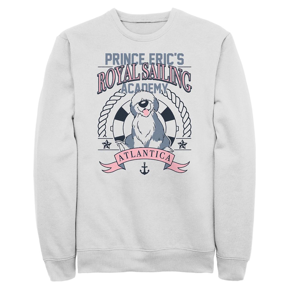 The Little Mermaid Prince Erics Royal Sailing Academy Pullover Sweatshirt for Adults Official shopDisney