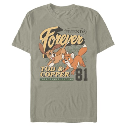 Футболки Disney Tod and Copper T-Shirt for Adults – The Fox and the Hound