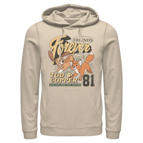 Худи Disney Tod and Copper Pullover for Adults – The Fox and the Hound