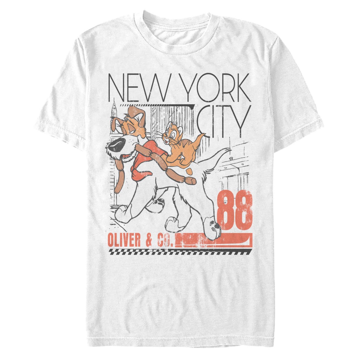 Oliver & Company ''New York City'' T-Shirt for Adults Oliver & Company ''New York City'' T-Shirt for Adults