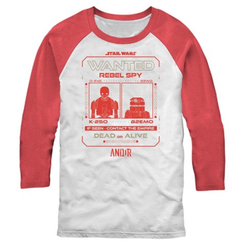 Футболки Disney K-2S0 and B2EMO Raglan Tee for Adults – Star Wars: Andor