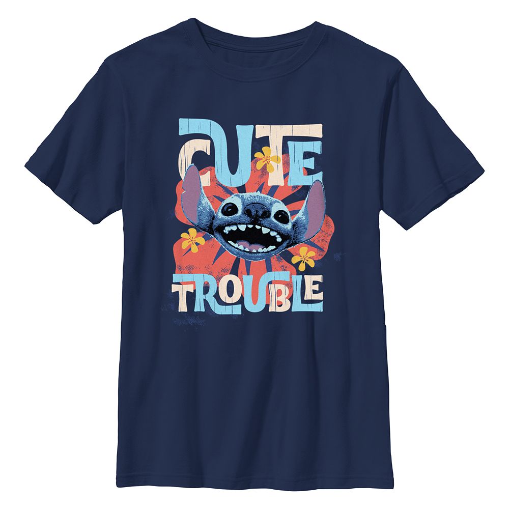 Stitch Cute Trouble T-Shirt for Kids Lilo & Stitch Live Action Film Official shopDisney