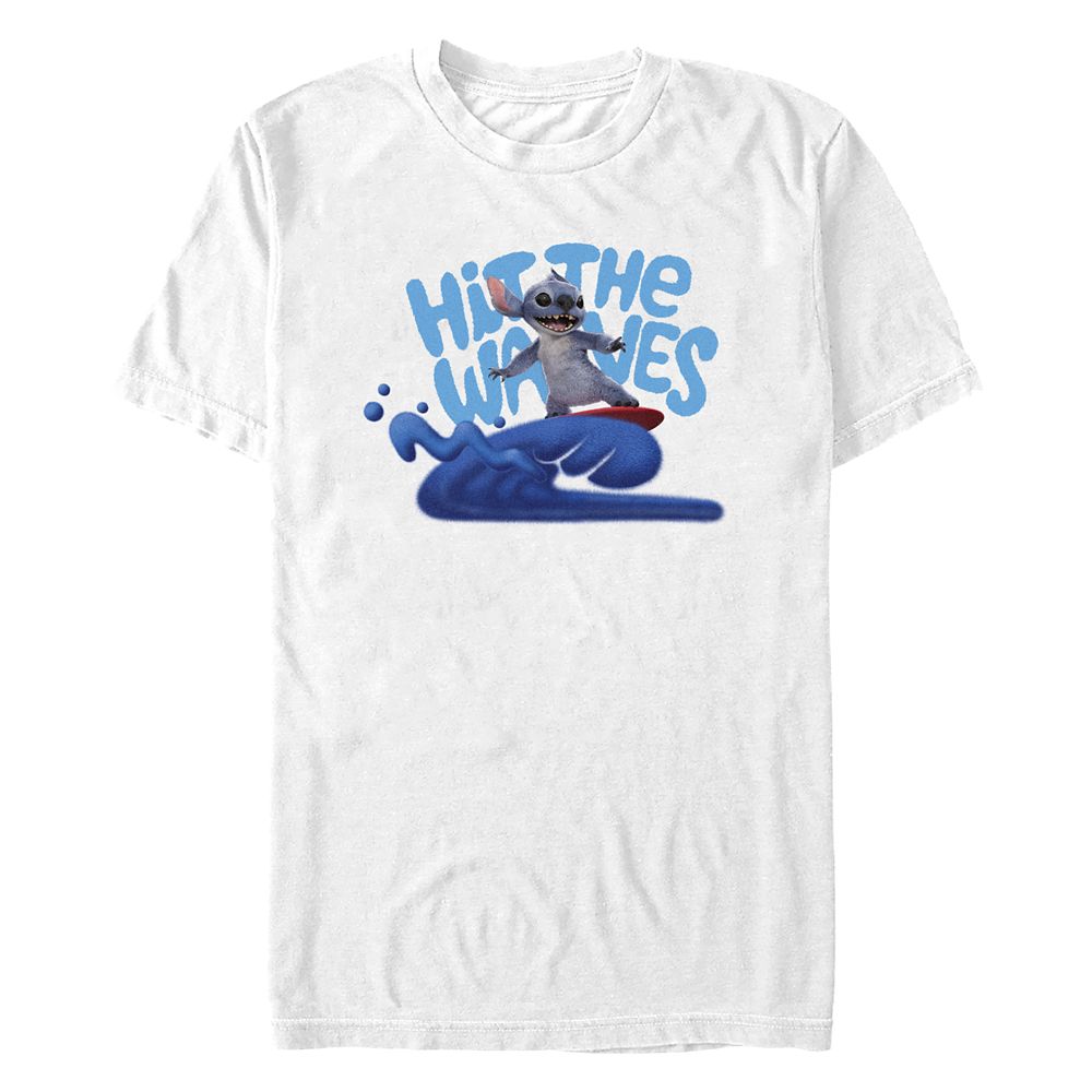 Stitch ''Hit the Waves'' T-Shirt for Adults – Lilo & Stitch Live Action Film