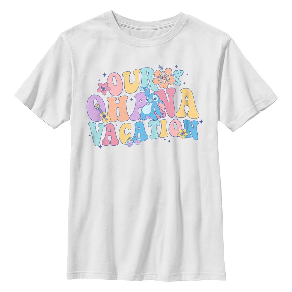 Stitch ''Our Ohana Vacation'' T-Shirt for Kids Family Matching Official shopDisney