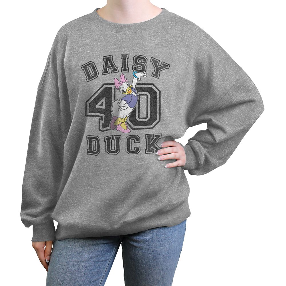 Daisy Duck Collegiate Pullover Sweatshirt for Women Official shopDisney
