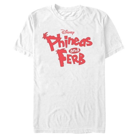 Футболки Disney Phineas and Ferb Logo T-Shirt for Adults