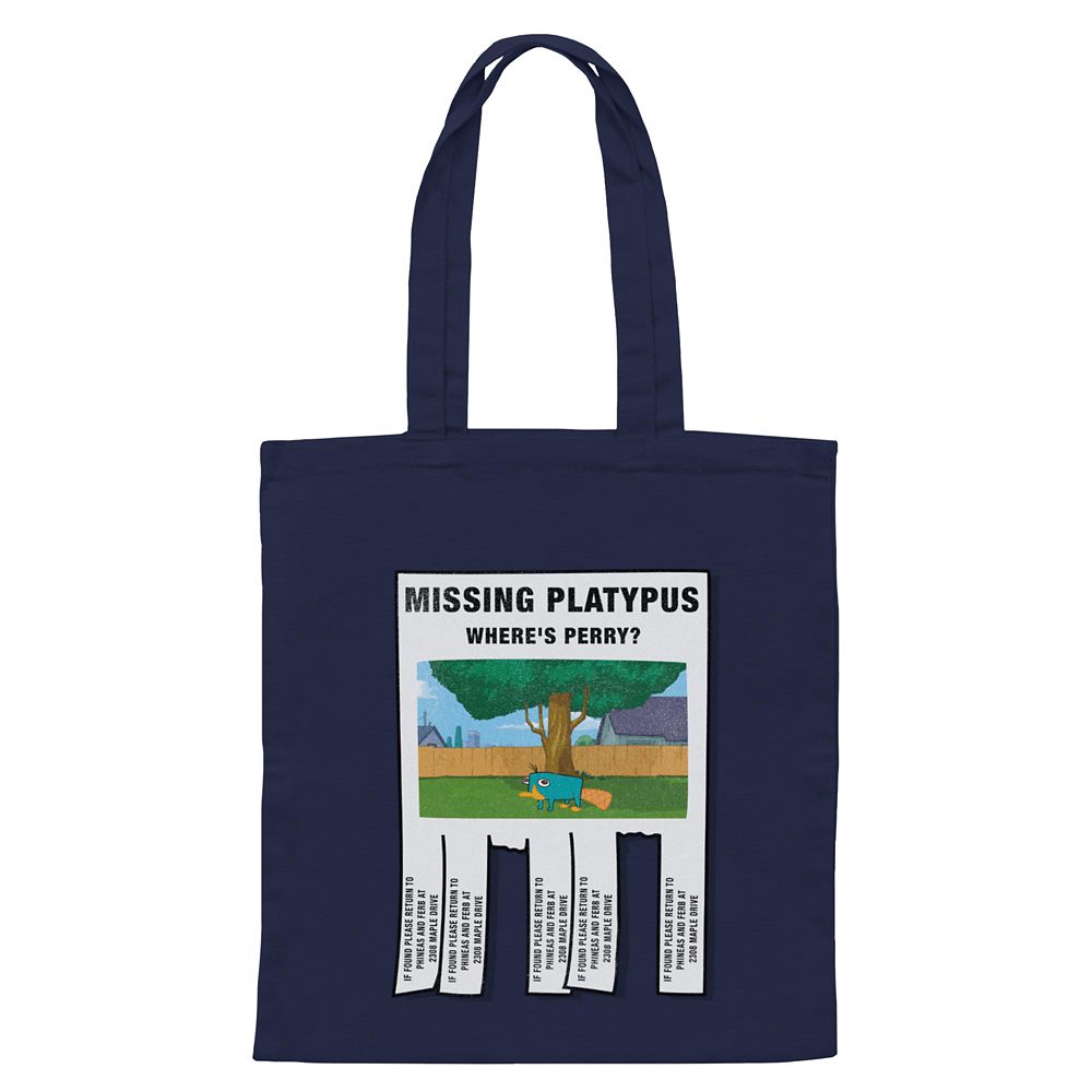 Perry the Platypus Canvas Tote  Phineas and Ferb Official shopDisney