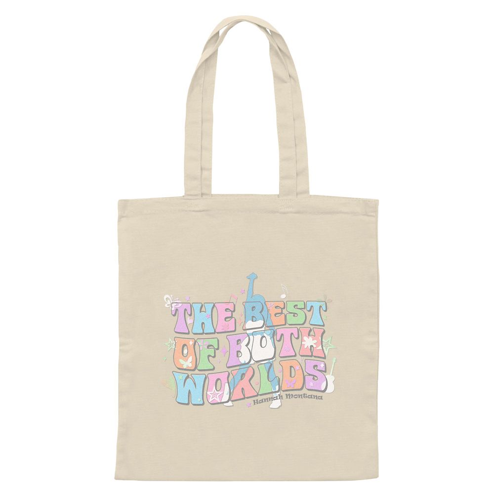 Hannah Montana Both Worlds Canvas Tote Official shopDisney