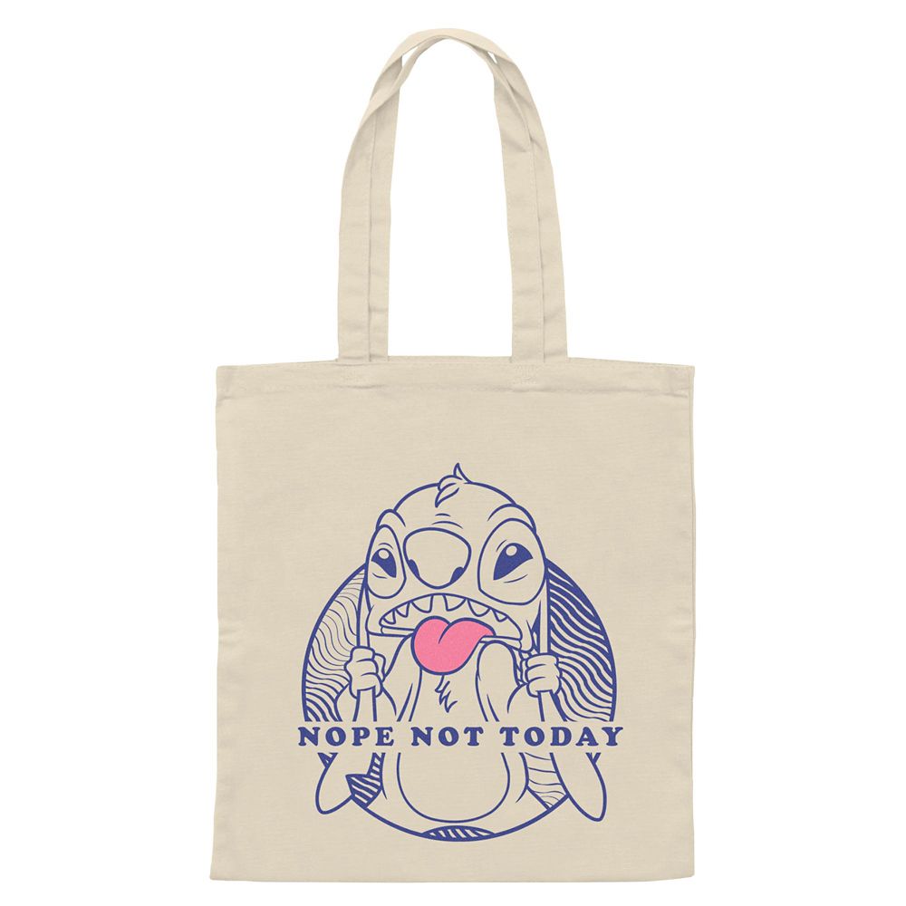 Stitch Nope Not Today Canvas Tote  Lilo & Stitch Official shopDisney
