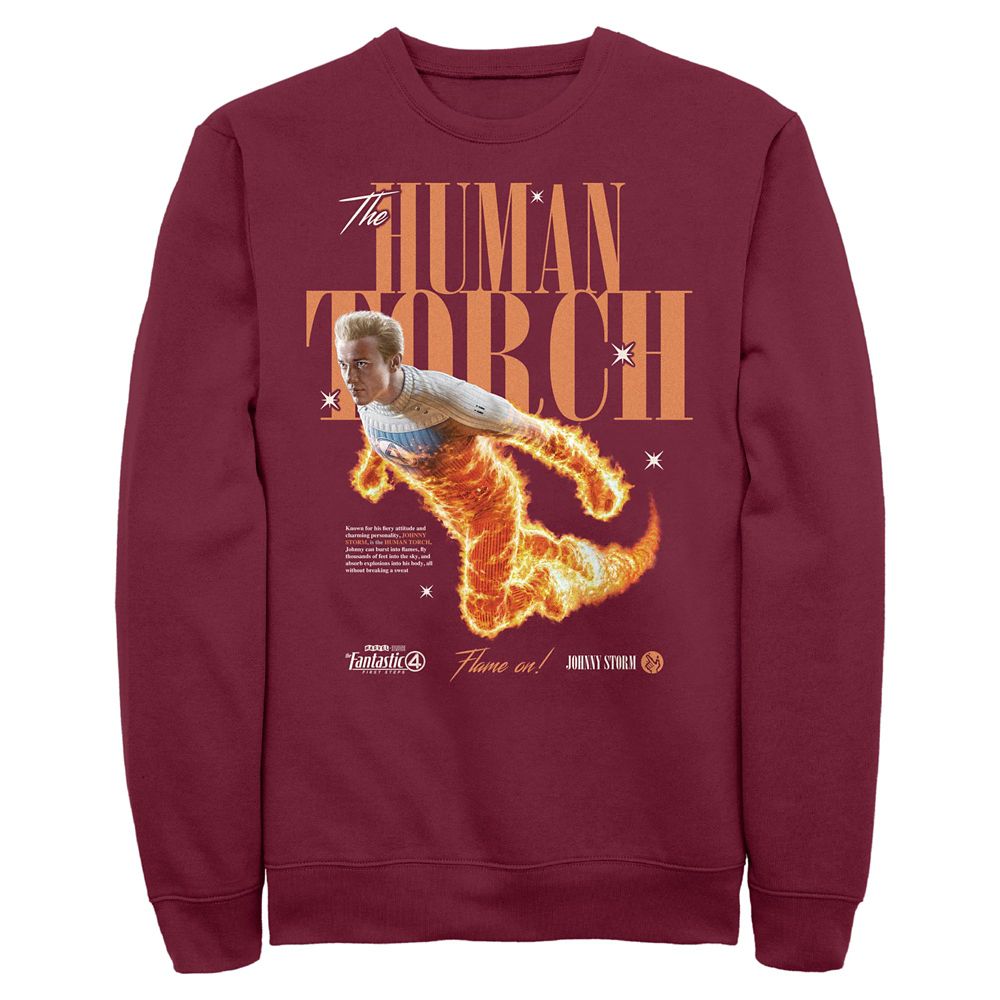The Human Torch Pullover Sweatshirt for Adults  Fantastic 4: First Steps Official shopDisney