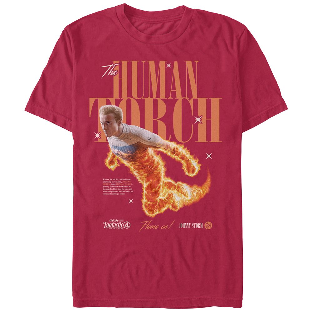 The Human Torch T-Shirt for Adults  Fantastic 4: First Steps Official shopDisney
