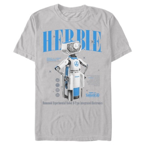 Футболки Disney H.E.R.B.I.E. T-Shirt for Adults – Fantastic 4: First Steps