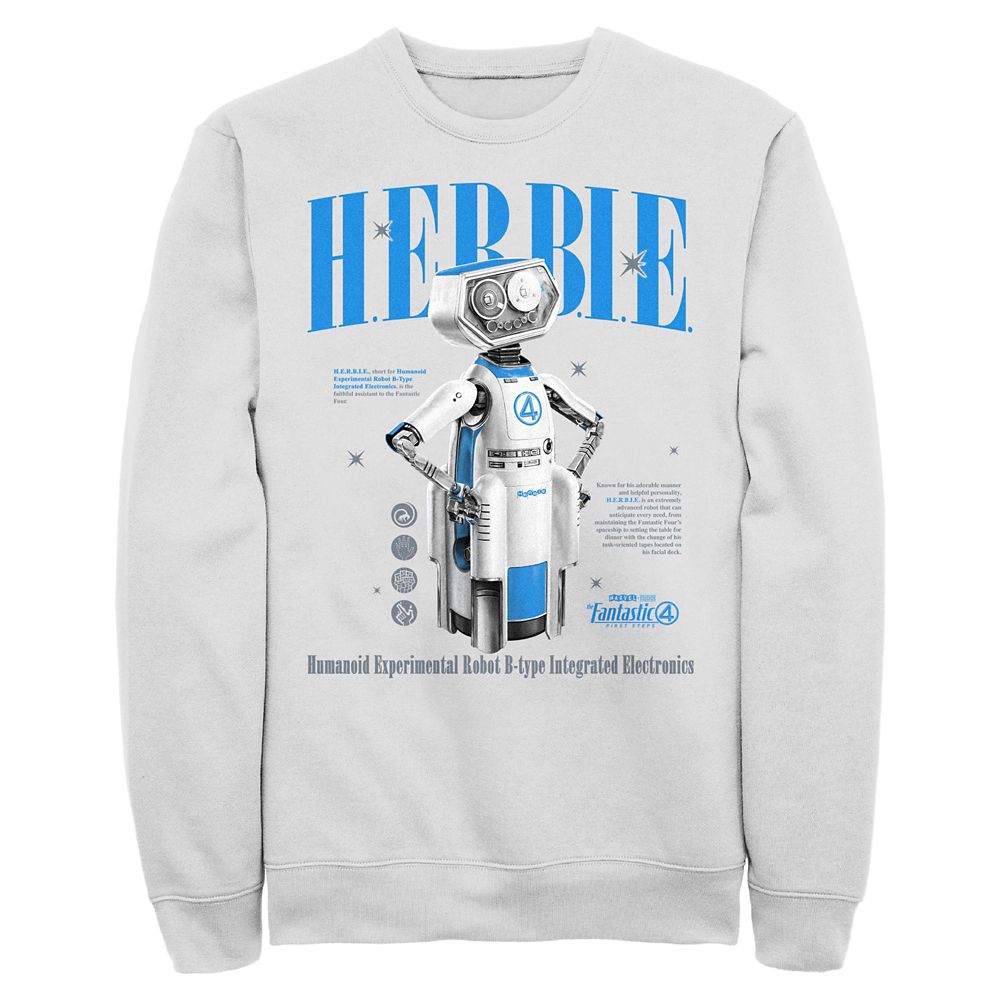 H.E.R.B.I.E. Pullover Sweatshirt for Adults  Fantastic 4: First Steps Official shopDisney