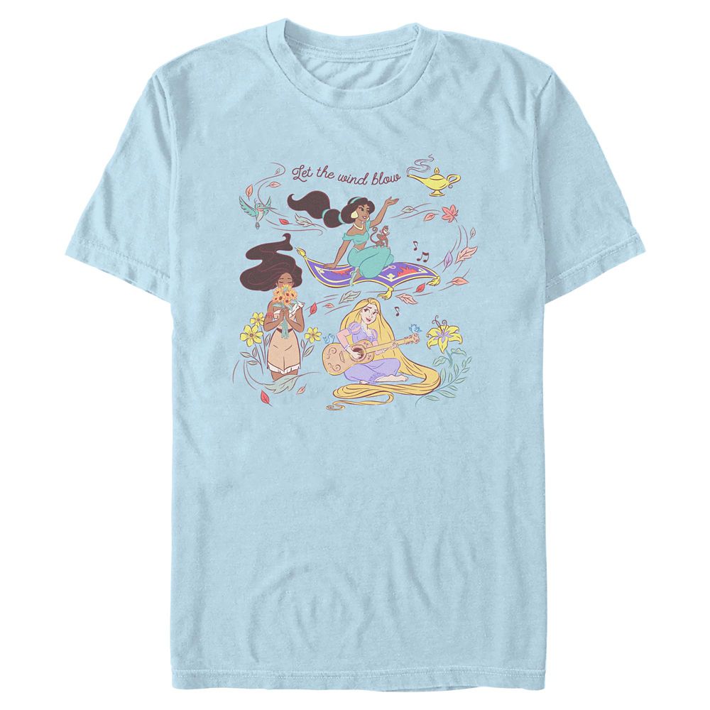 Pocahontas, Jasmine and Rapunzel T-Shirt for Adults – Disney Princess