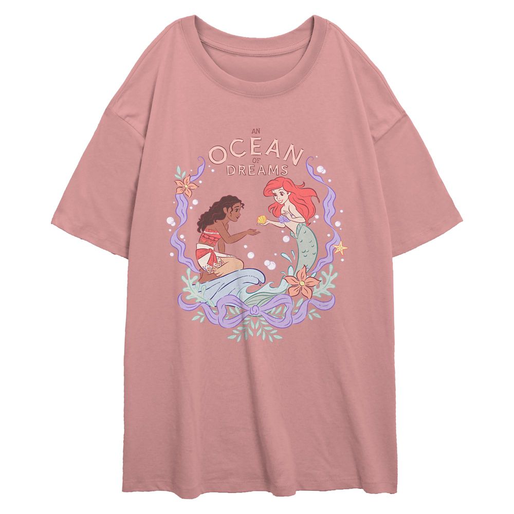 Ariel and Moana ''An Ocean of Dreams'' T-Shirt for Adults – Disney Princess
