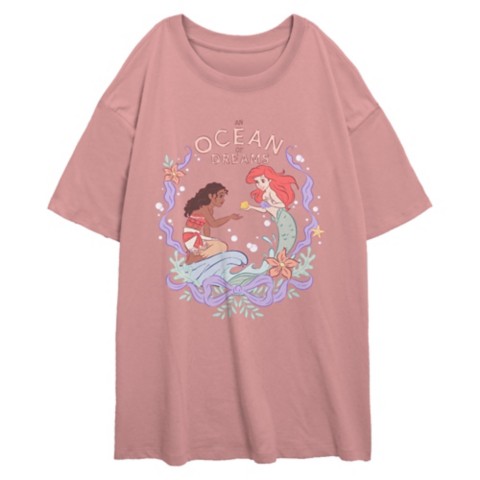 Футболки Disney Ariel and Moana ''An Ocean of Dreams'' T-Shirt for Adults – Disney Princess