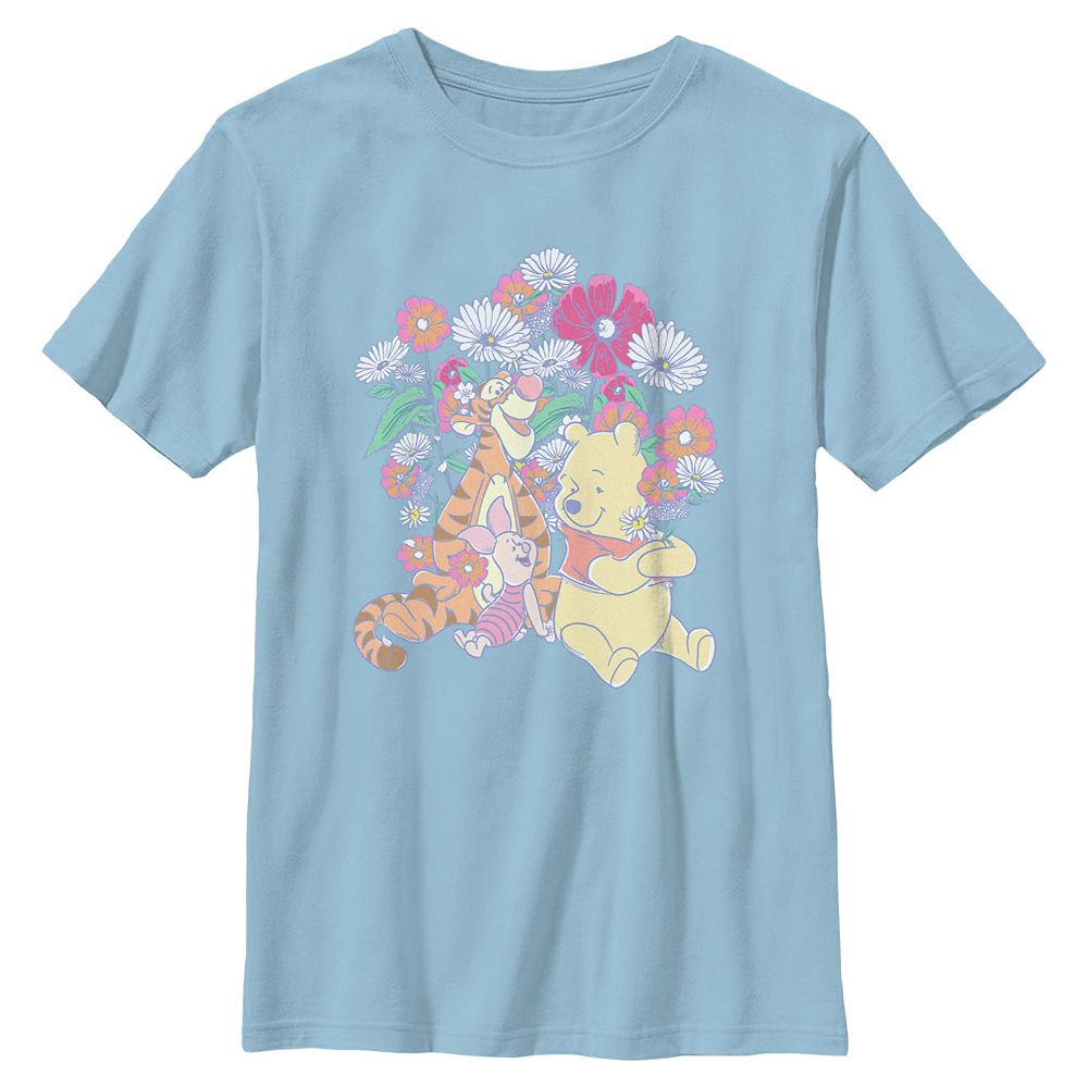 Winnie the Pooh and Pals Floral T-Shirt for Kids Official shopDisney