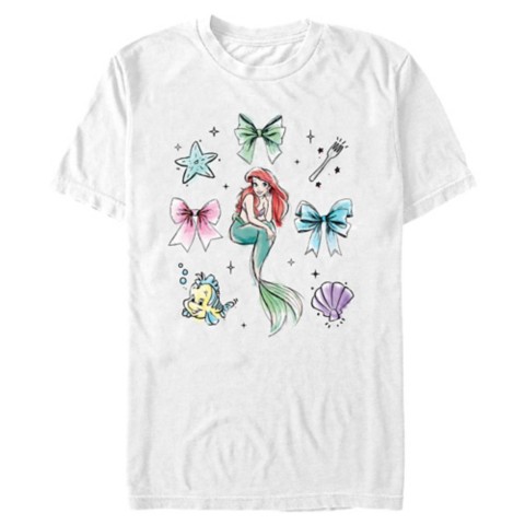Футболки Disney Ariel ''Bows'' T-Shirt for Adults – The Little Mermaid