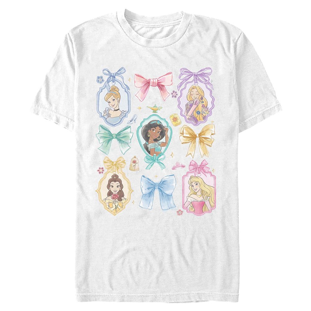 Disney Princess Bows Portraits T-Shirt for Adults