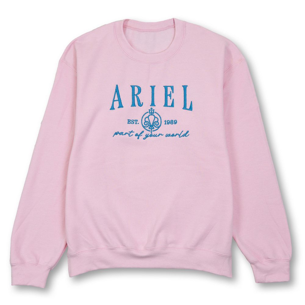 Ariel Embroidered Pullover Sweatshirt for Women – The Little Mermaid