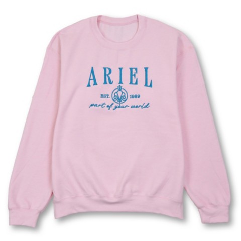 Женские худи Disney Ariel Embroidered Pullover Sweatshirt for Women – The Little Mermaid