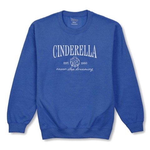 Женские худи Disney Cinderella Embroidered Pullover Sweatshirt for Women