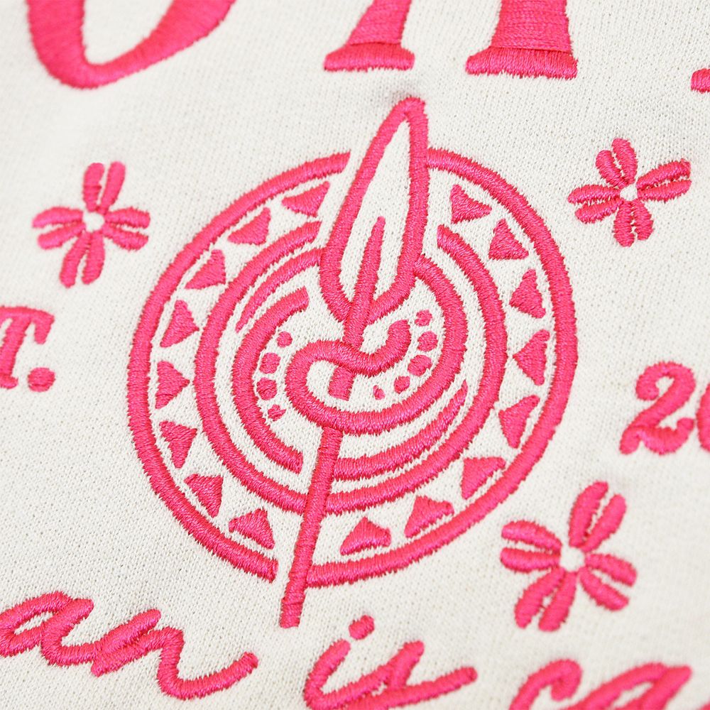 Moana Embroidered Pullover Sweatshirt for Women