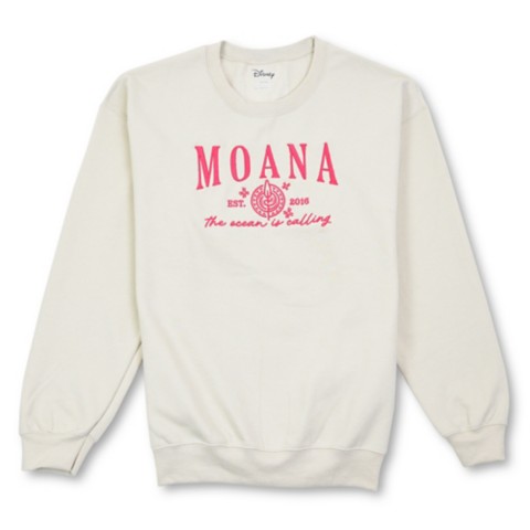 Женские худи Disney Moana Embroidered Pullover Sweatshirt for Women
