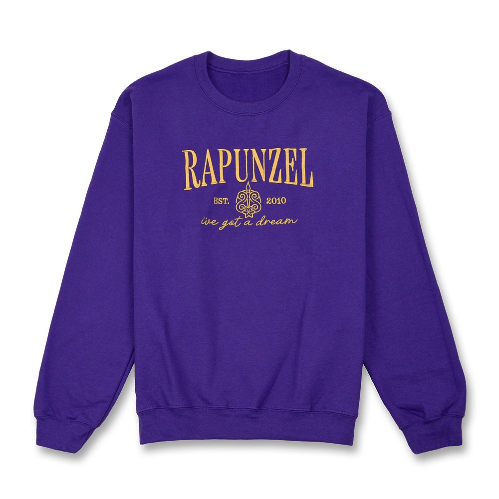 Rapunzel Embroidered Pullover Sweatshirt for Women – Tangled