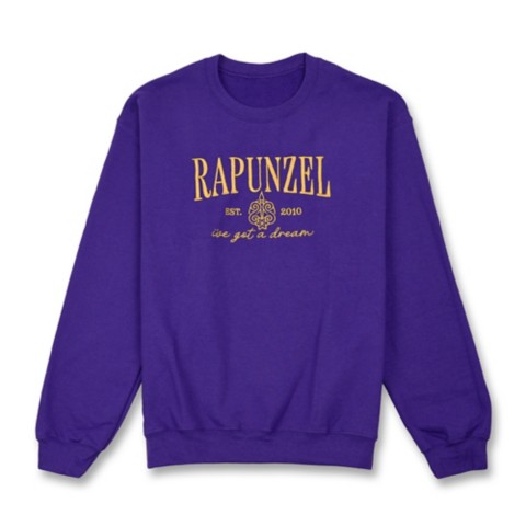 Женские худи Disney Rapunzel Embroidered Pullover Sweatshirt for Women – Tangled