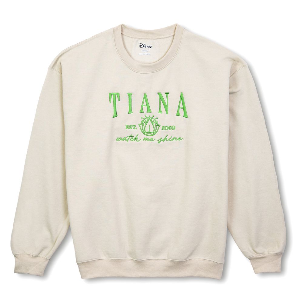 Tiana Embroidered Pullover Sweatshirt for Women The Princess and the Frog Official shopDisney