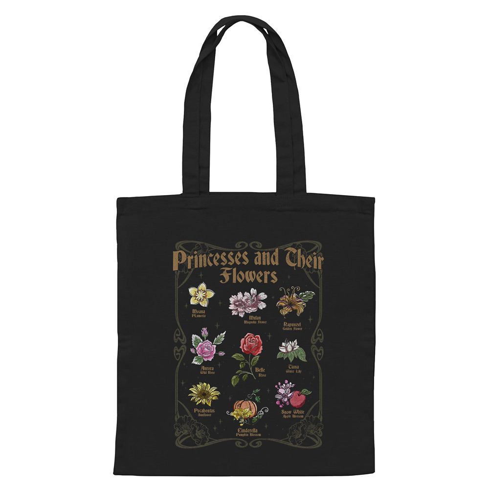 Disney Princess Flowers Canvas Tote