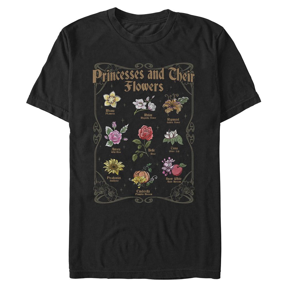 Disney Princess Flowers T-Shirt for Adults