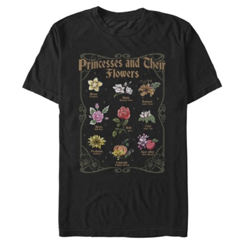 Футболки Disney Princess Flowers T-Shirt for Adults