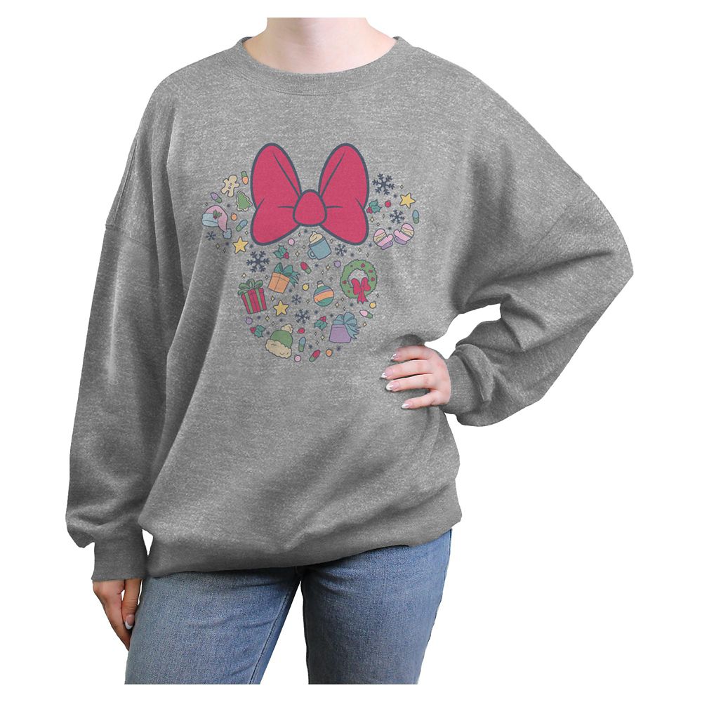 Minnie Mouse Bow Pullover Sweatshirt for Women Official shopDisney