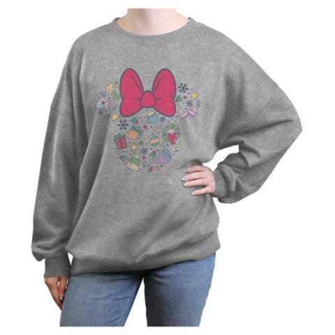Женские худи Disney Minnie Mouse Bow Pullover Sweatshirt for Women