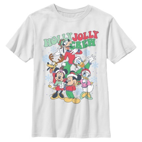 Детские футболки Disney Mickey Mouse and Friends ''Holly Jolly Crew'' T-Shirt for Kids