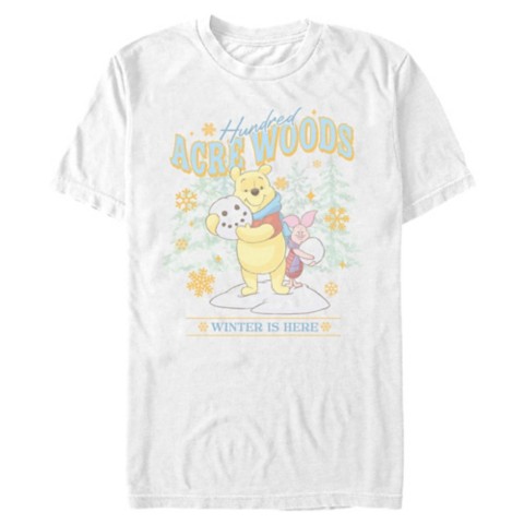 Футболки Disney Winnie the Pooh and Piglet ''Winter is Here'' Holiday T-Shirt for Adults