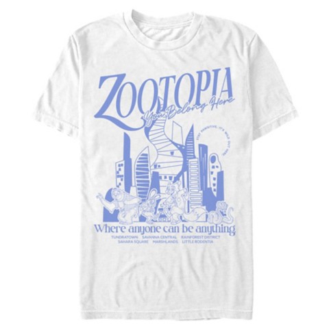 Футболки Disney Zootopia Travel Poster T-Shirt for Adults – Zootopia 2