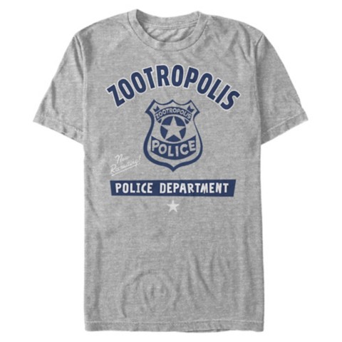 Футболки Disney Zootropolis Police Department T-Shirt for Adults – Zootopia 2